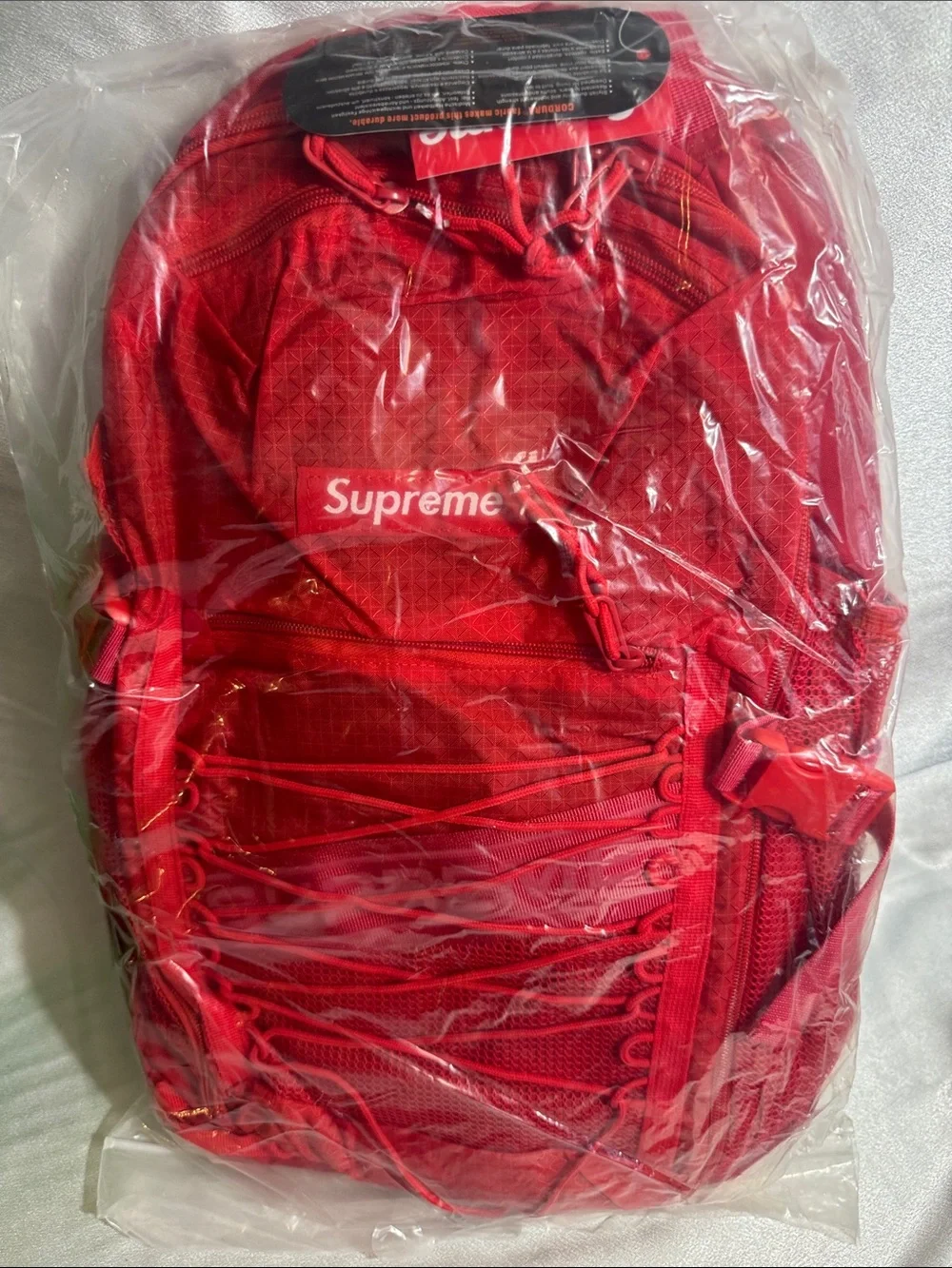 New!🔥Supreme Red Tactical-Style Backpack!🔥